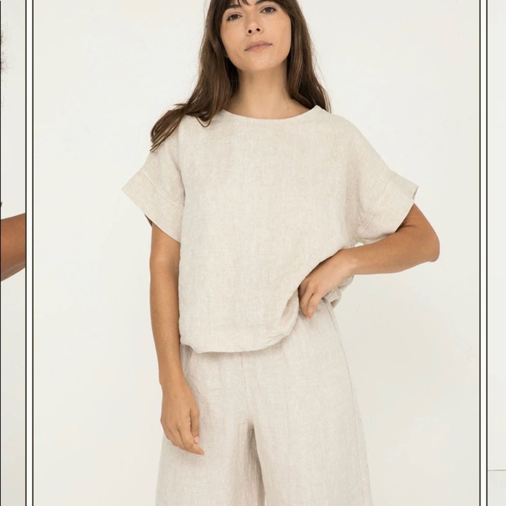 Elizabeth Suzann Georgia Tee Linen OS